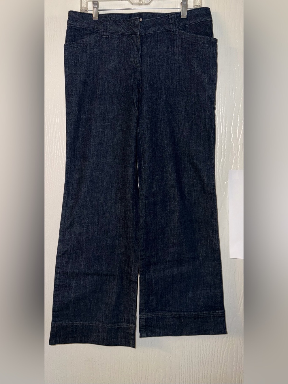 J.Jill - Women's Dark Wash Wide-Leg Jeans - Classic Style
